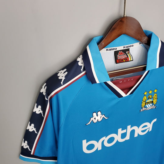 MANCHESTER CITY 1997 - 1998 HJEMMEDRAKT