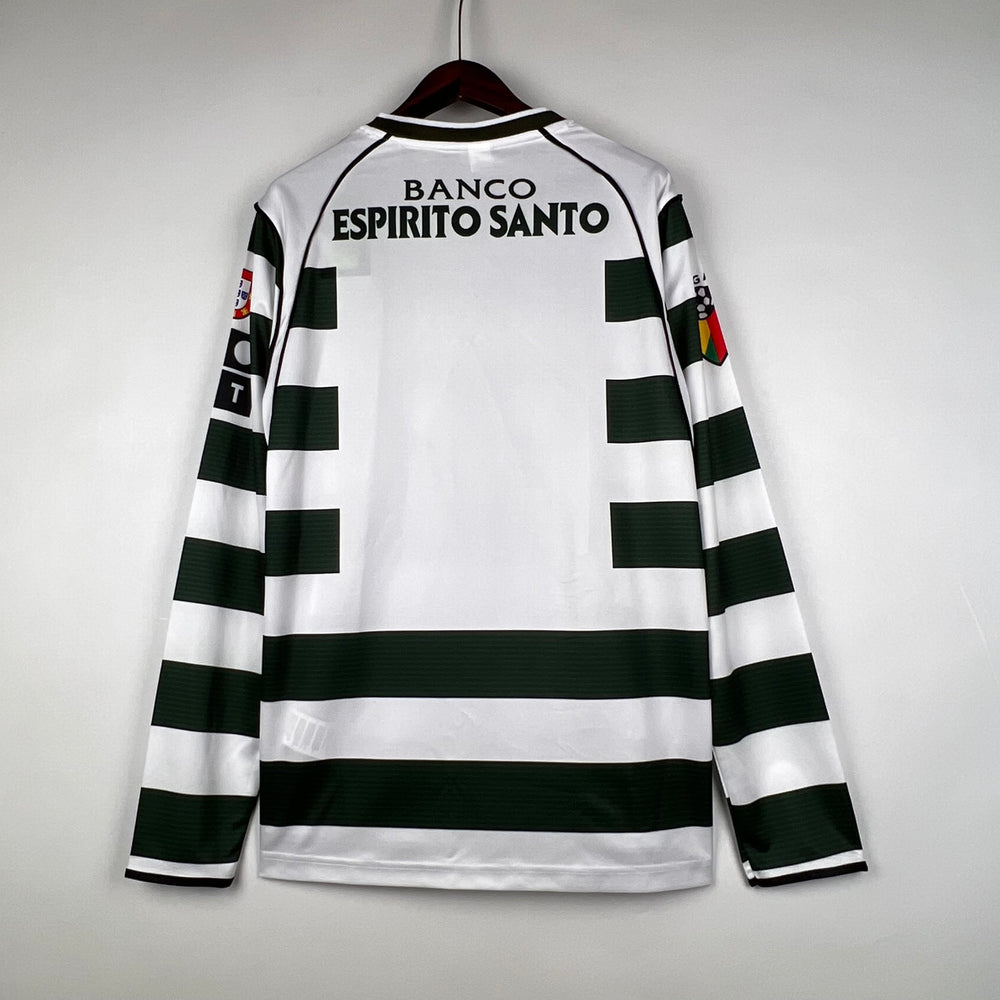 SPORTING LISBON 2001 - 2002 HJEMMEDRAKT LANGERMET