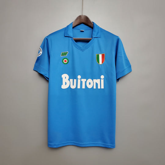 NAPOLI 1987 - 1988 HJEMMEDRAKT