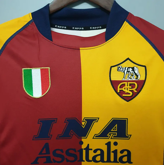 AS ROMA 2000 - 2001 HJEMMEDRAKT