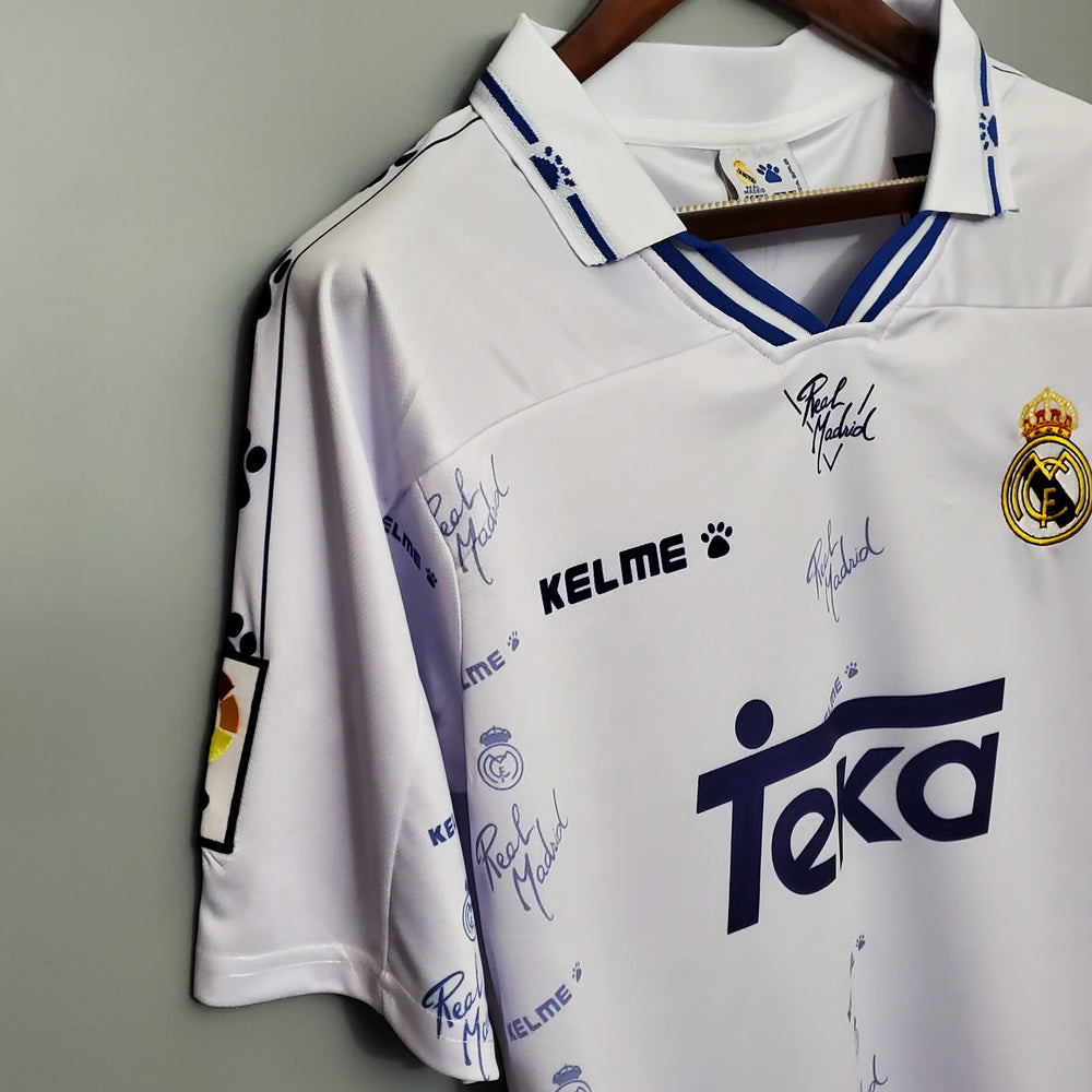 REAL MADRID 1995 - 1996 HJEMMEDRAKT