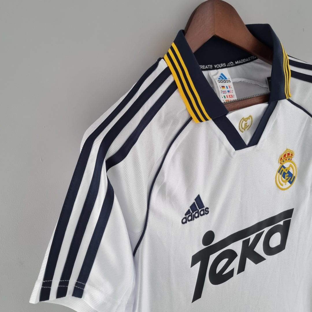 REAL MADRID 2000 - 2001 HJEMMEDRAKT